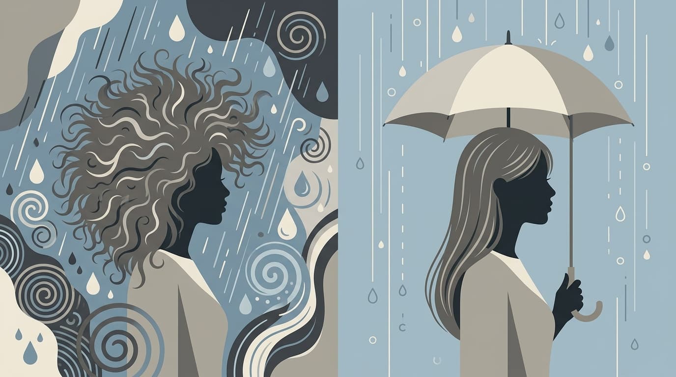 梅雨・湿気で髪が広がる原因｜うねりを抑える対策とケアの順番